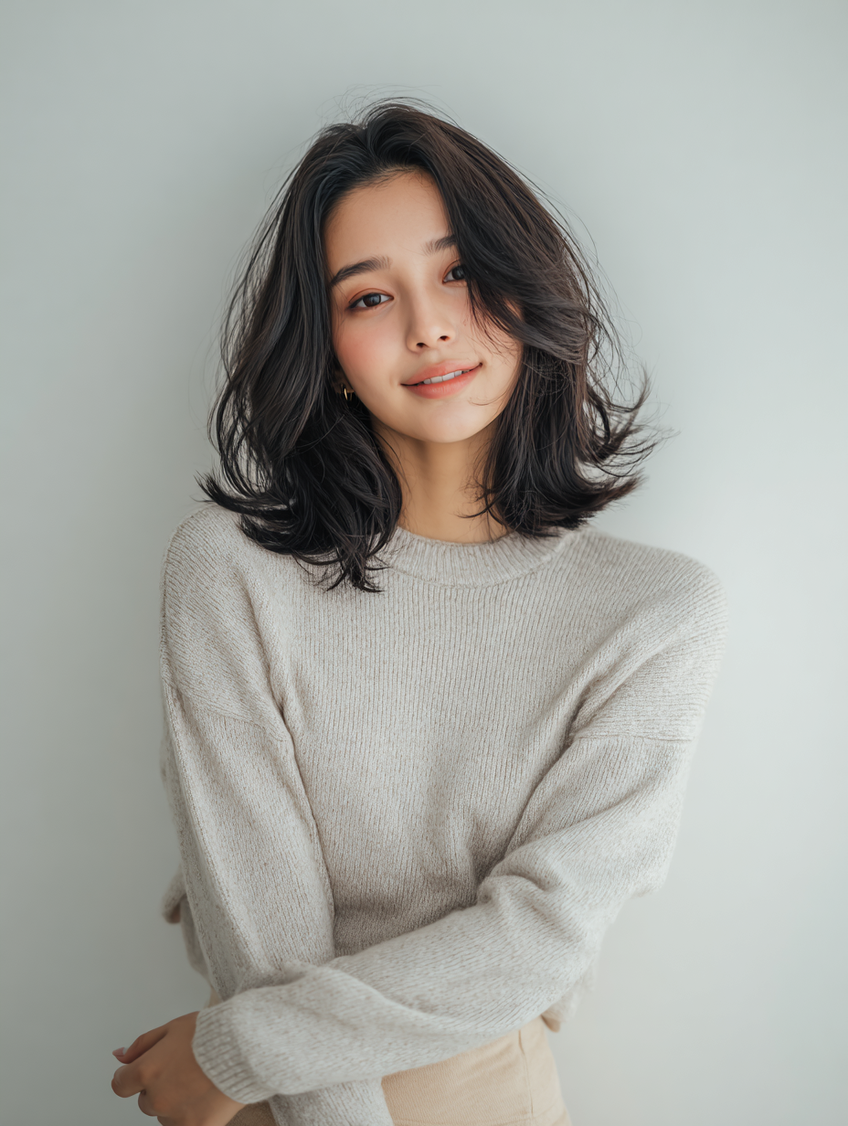 カラーメニューのヘアスタイル